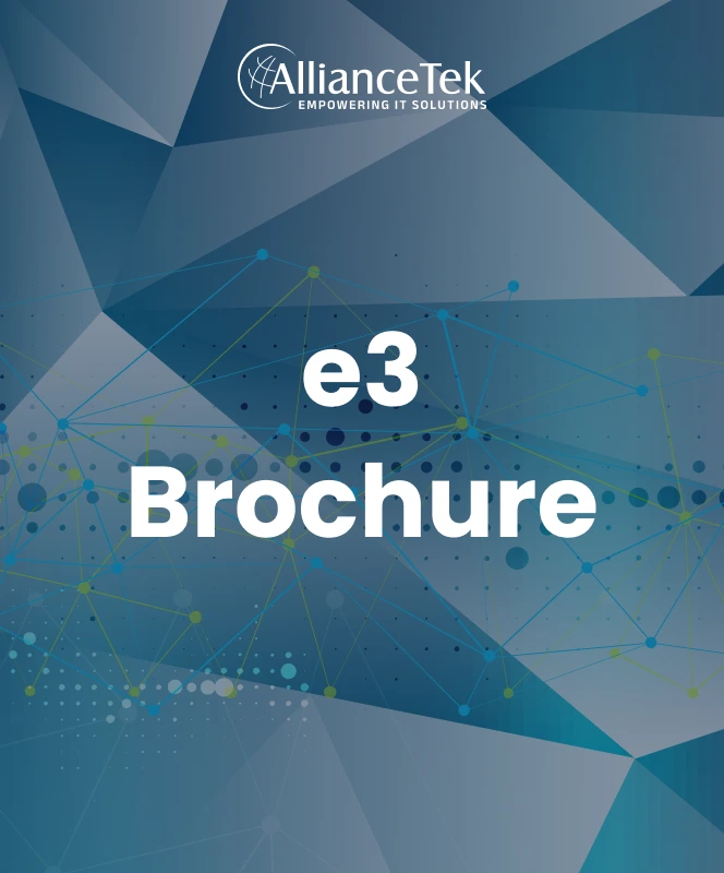 E-Learning e3 Brouchure Image